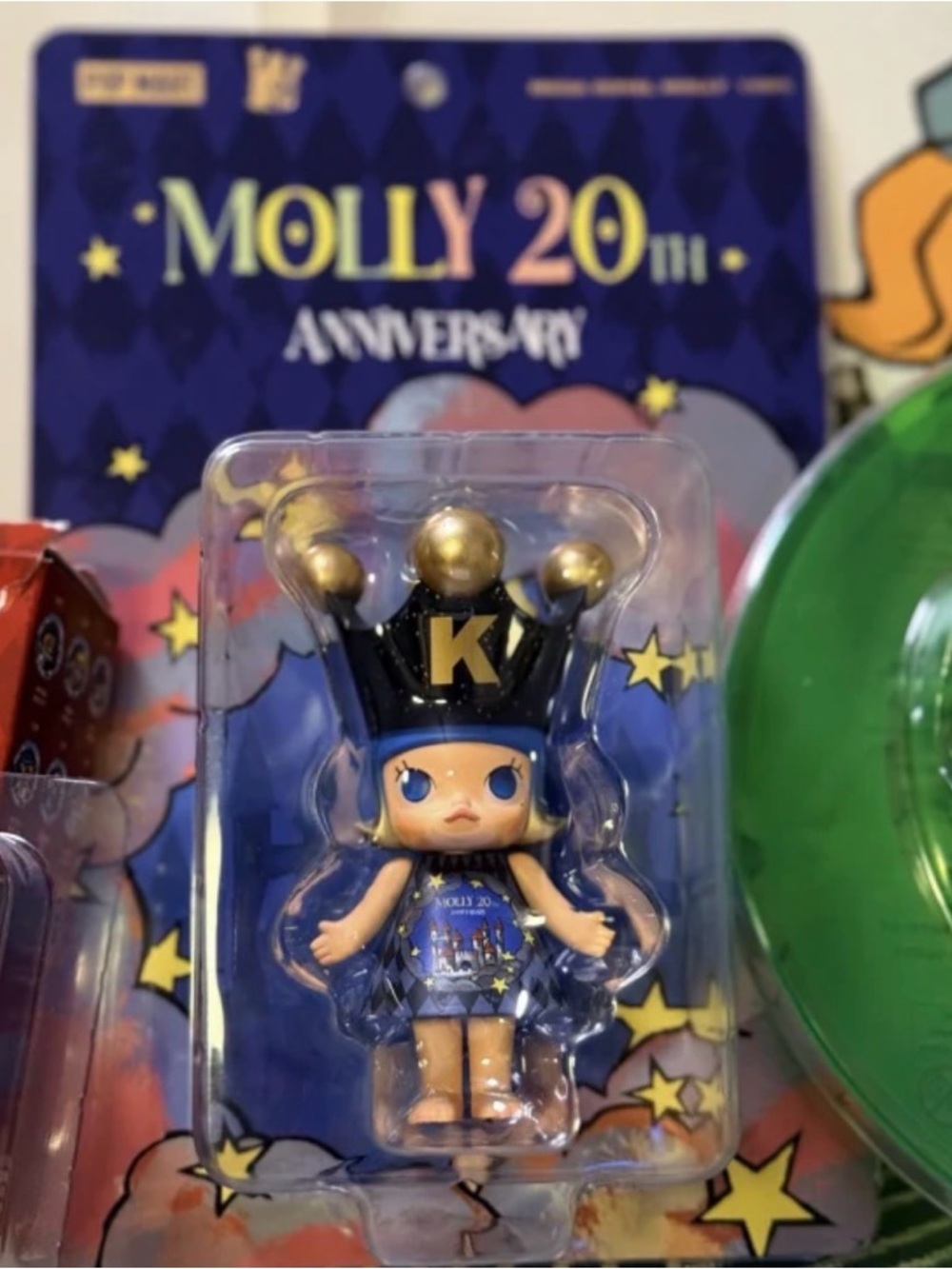 Pop mart Limited edition Mega Royal Molly 100% 20th Anniversary figure